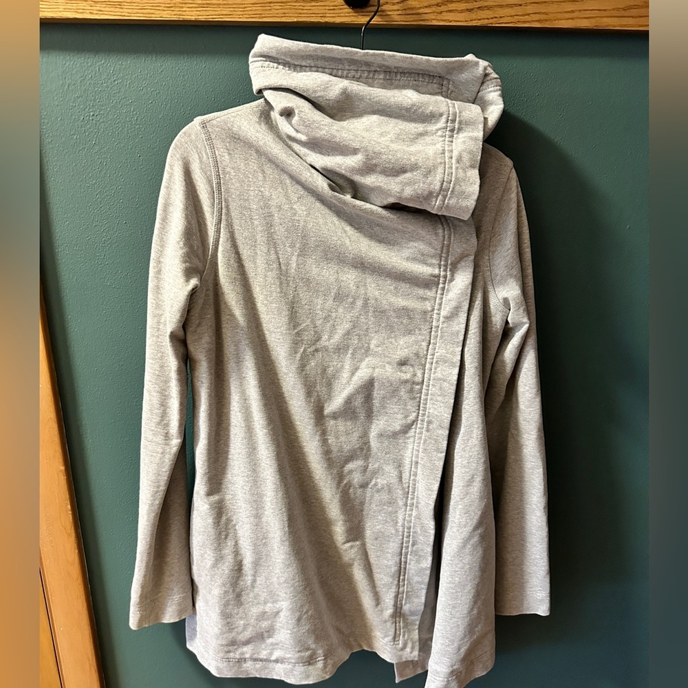 lululemon athletica Light Gray Cowl Neck Sweater